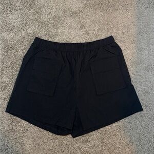 Black Utility Shorts